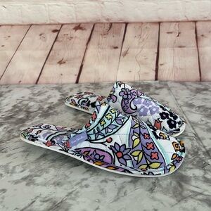 NWOT VERA BRADLEY Maddalena paisley slippers size small 5-6